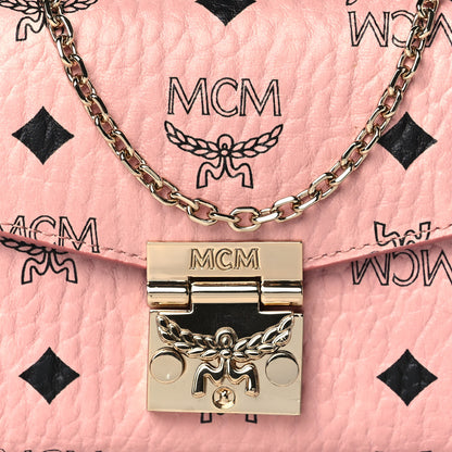 MCM Visetos Large Patricia Wallet On Chain Soft Pink 8 of 11