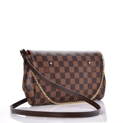 Louis Vuitton Damier Ebene Favorite MM 3 of 9