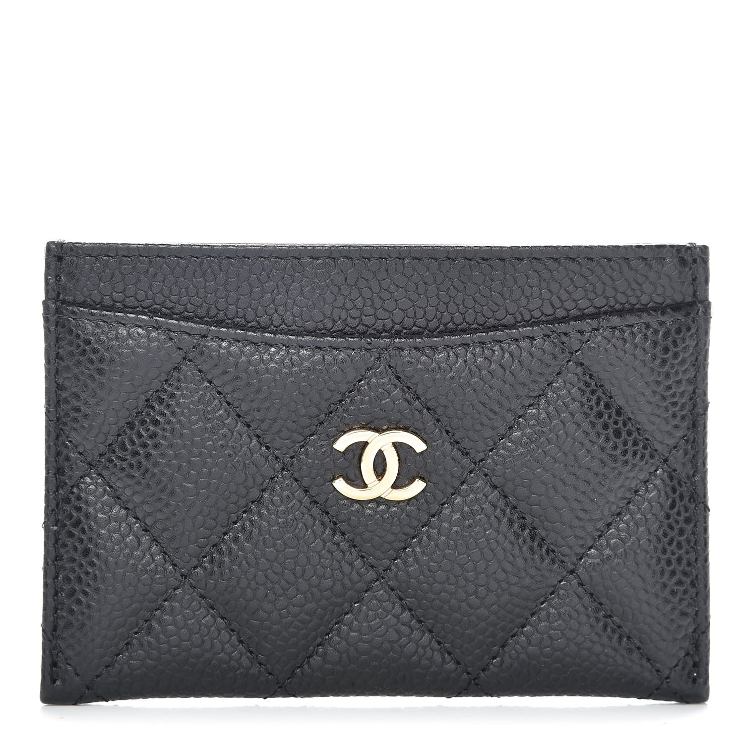 Chanel Caviar Quilted Card Holder Black 1 of 9