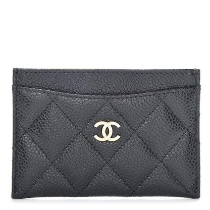 Chanel Caviar Quilted Card Holder Black 1 of 9