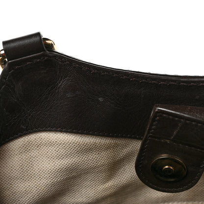 Gucci Monogram Medium Sukey Tote Dark Brown 18 of 21
