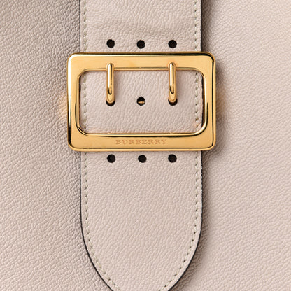 Burberry Soft Grain Calfskin Medium Buckle Tote Limestone 9 of 12