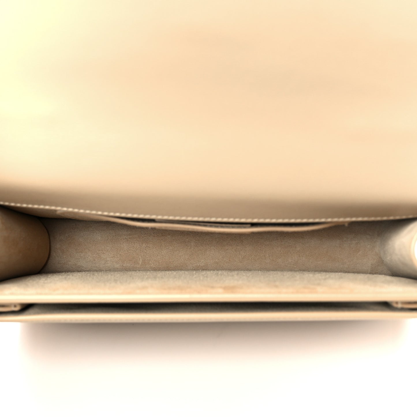 Smooth Calfskin Medium Monogram Sunset Satchel Satchel Avorio