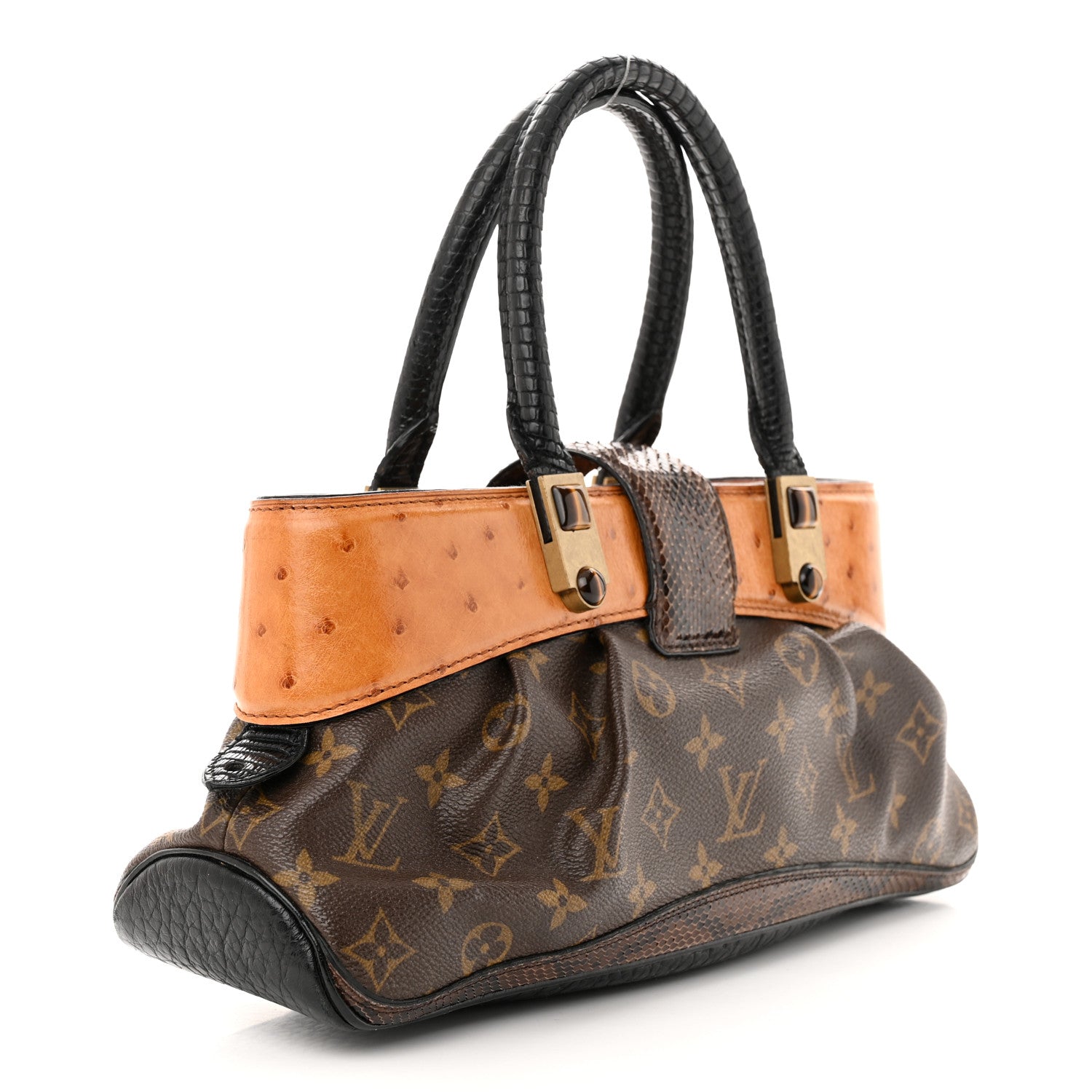 Louis Vuitton Monogram Ostrich Macha Waltz 3 of 13