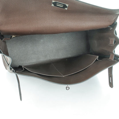 Hermes Togo Kelly Retourne 40 Chocolate 7 of 25
