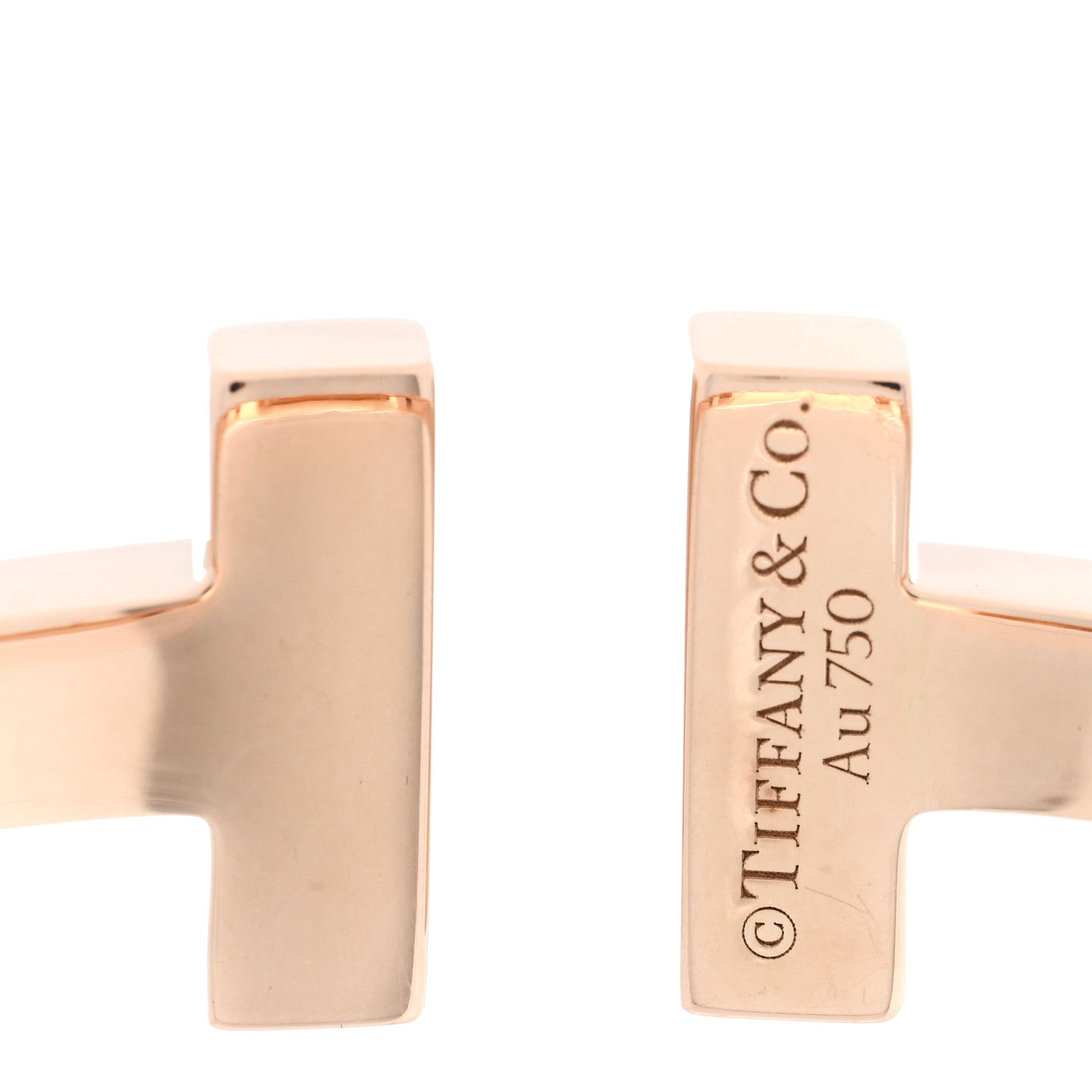 Tiffany 18K Rose Gold T Square Bracelet 3 of 4