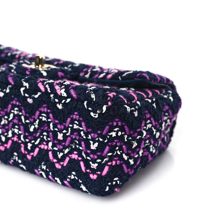 Chanel Cotton Mini Rectangular Flap Purple Multicolor 8 of 9