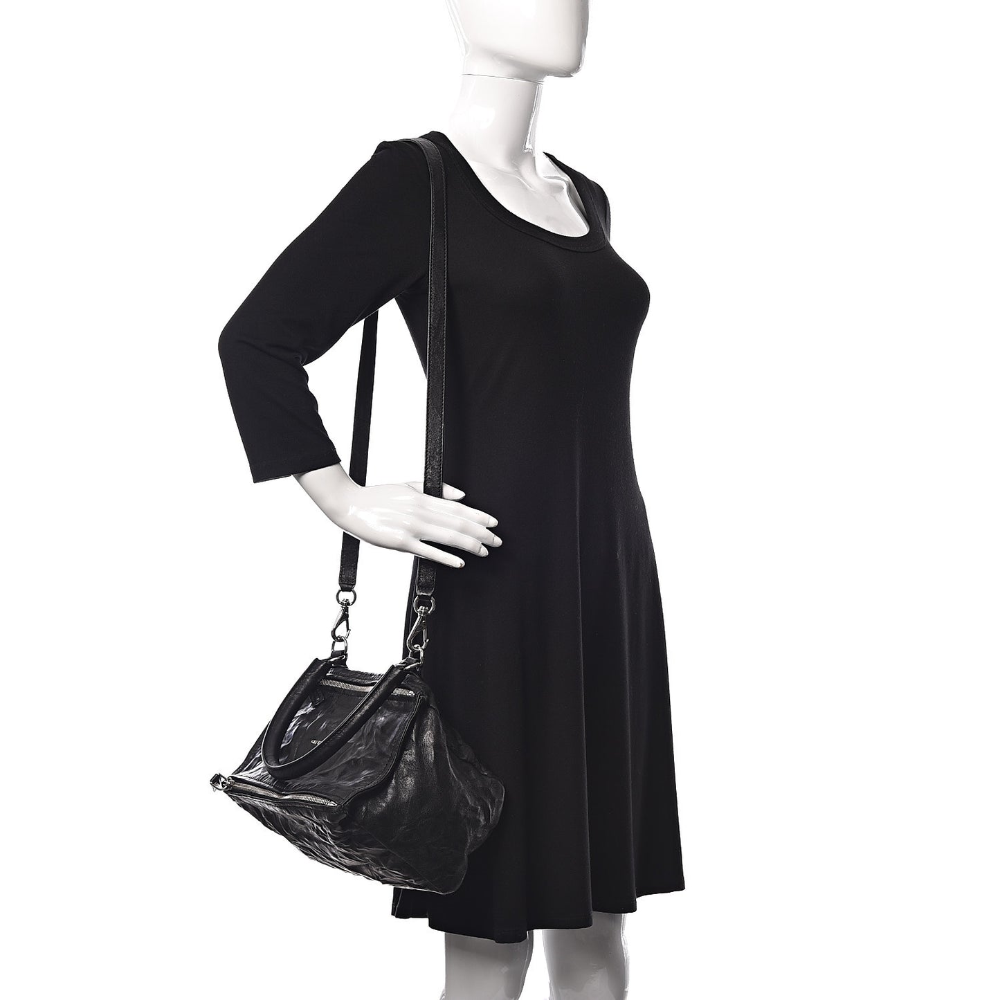 Tumbled Sheepskin Small Pandora Black