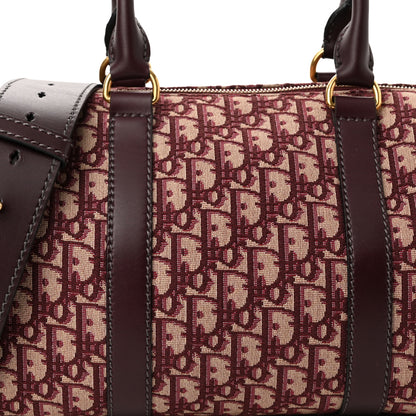 Christian Dior Oblique Boston Bag Bordeaux 8 of 11