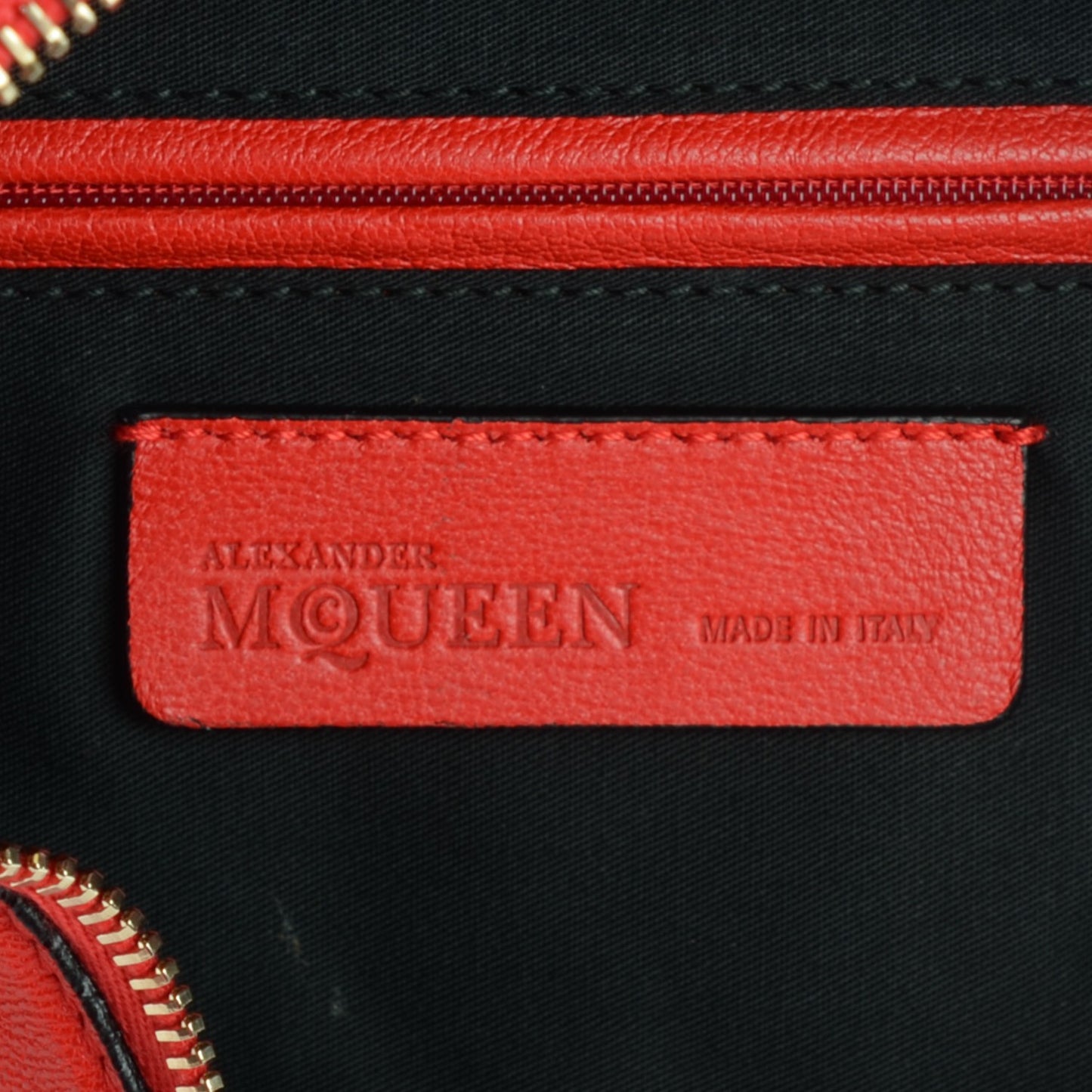 Calfskin De Manta Clutch Red
