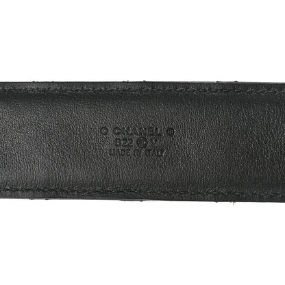 Chanel Lambskin Quilted CC Chain Belt 75 30 Black 6 of 9