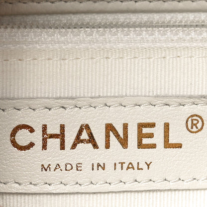 Chanel Caviar Quilted Pockets Backpack White 6 of 10