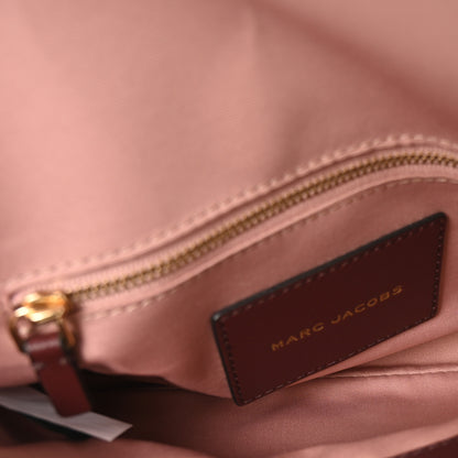 Marc Jacobs Calfskin The J Marc Shoulder Bag Burgundy 5 of 10