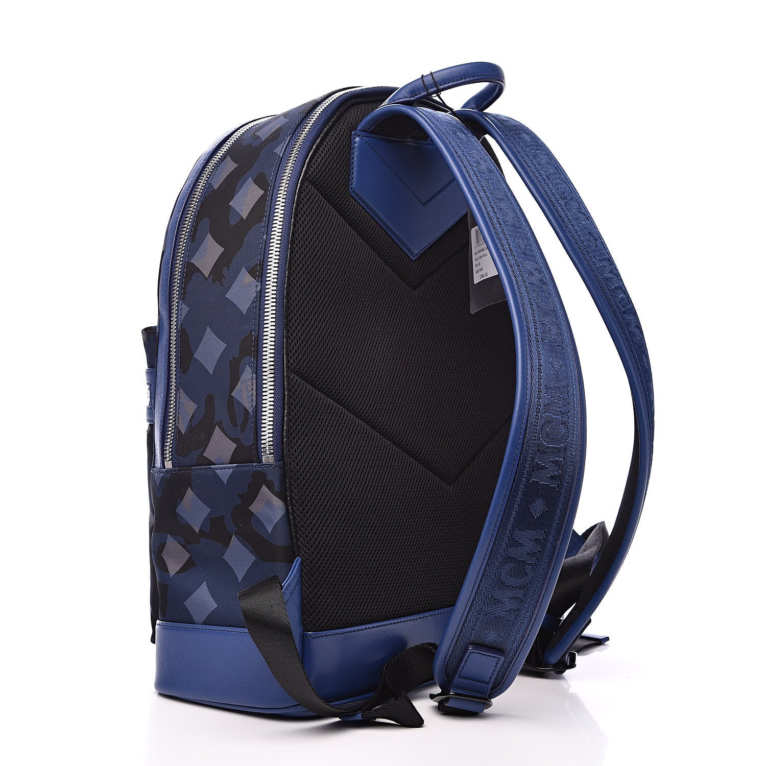 MCM Nylon Camo Dieter Medium Backpack Estate Blue 3 of 8