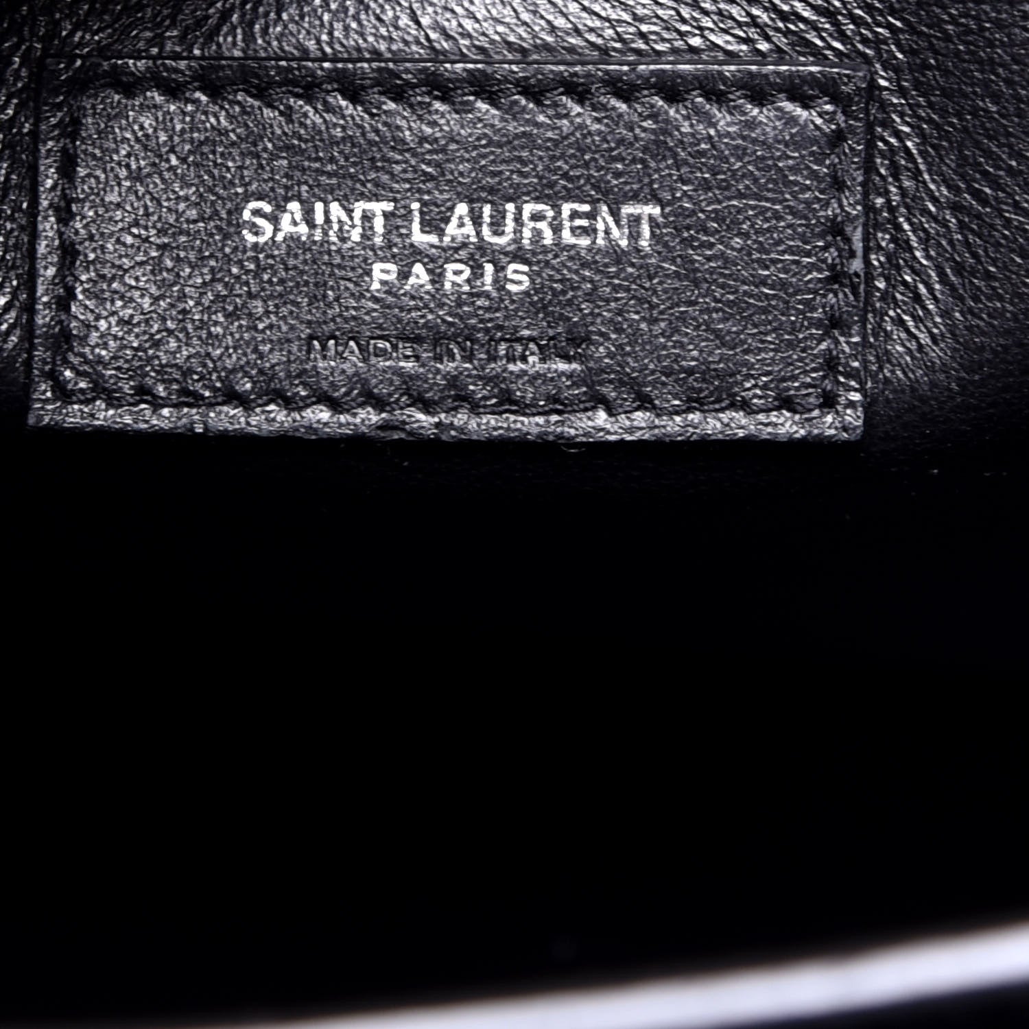 Saint Laurent Croc Calfskin Embossed Medium Uptown Tote Black 6 of 8