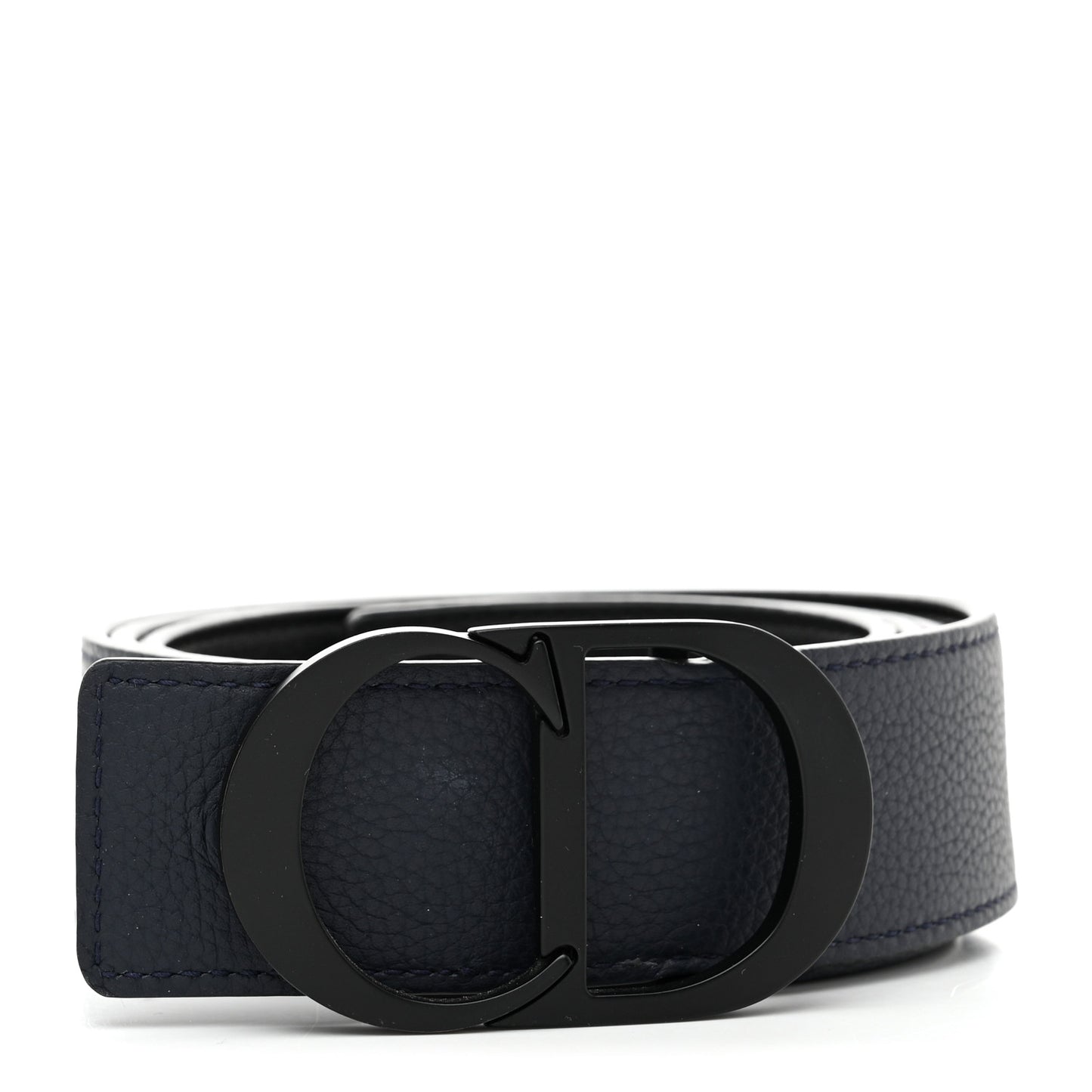 Ultra Matte Calfskin 35mm Montaigne Belt 110 44 Blue Black