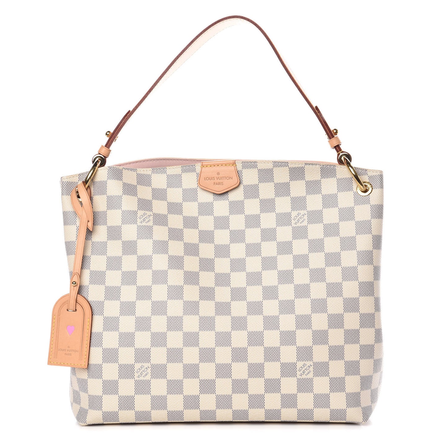 Damier Azur Graceful PM Rose Ballerine