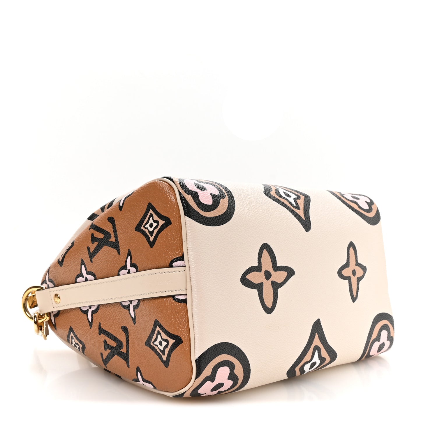 Monogram Giant Wild At Heart Speedy Bandouliere 25 Creme