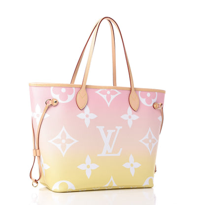 Louis Vuitton Monogram Giant By The Pool Neverfull MM Light Pink 3 of 9