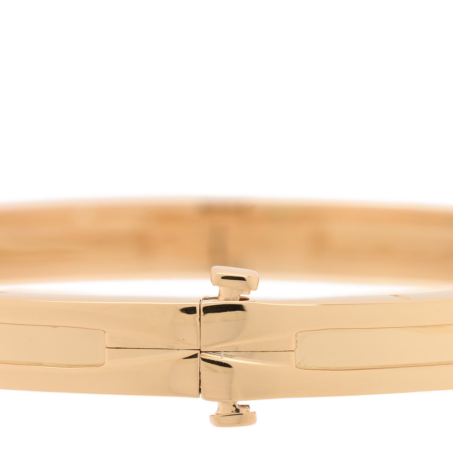 Bulgari 18K Yellow Gold Narrow B.Zero1 Bangle Bracelet S 4 of 5