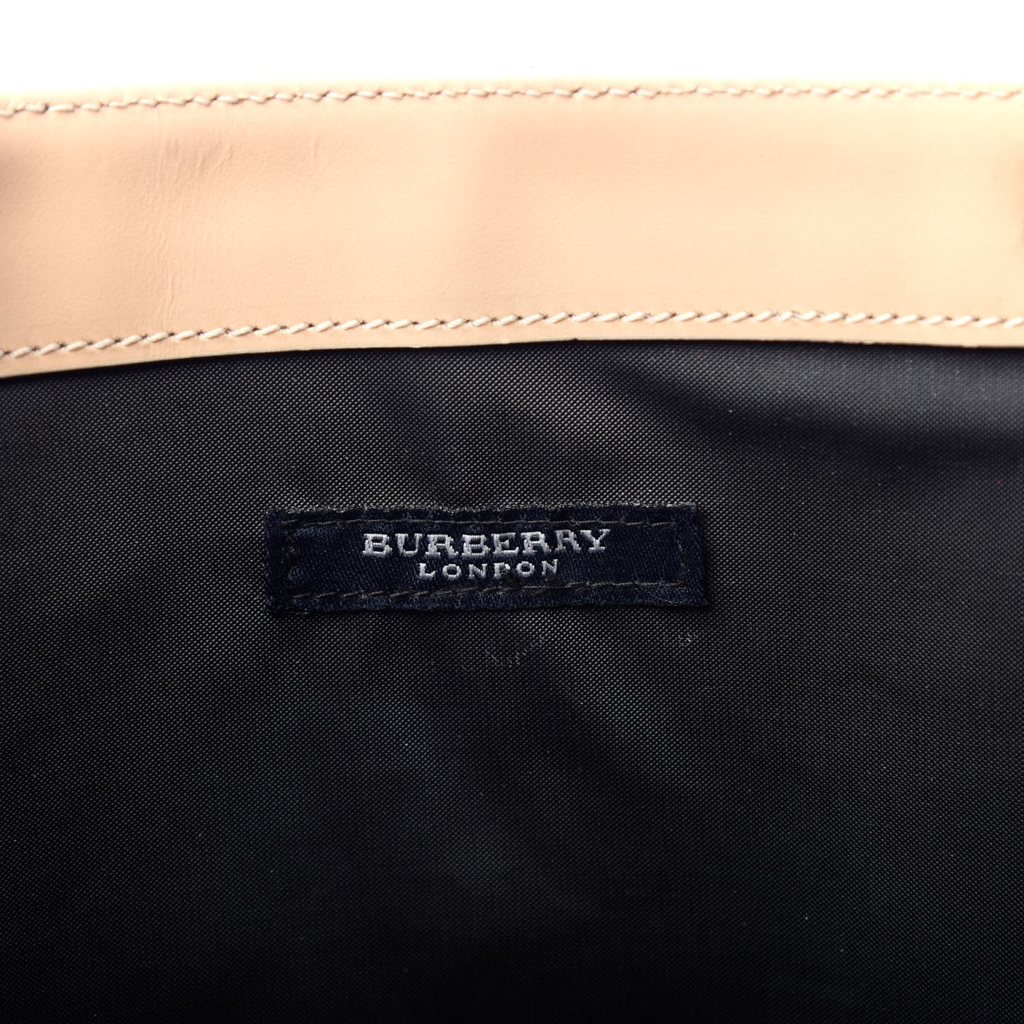 Canvas House Check Front Pocket Tote Beige