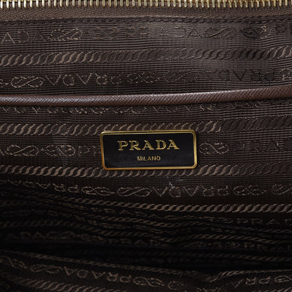 Prada Tessuto Nylon Saffiano Tote Corinto 6 of 12