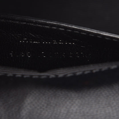 Saint Laurent Grain De Poudre Medium Classic Monogram Kate Satchel Black 8 of 8