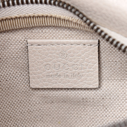 Gucci Grained Calfskin Small Logo Belt Bag White 6 of 11