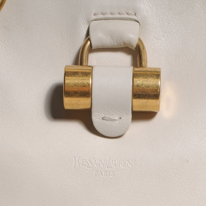 Saint Laurent Leather Oversized Muse Ivory 10 of 10