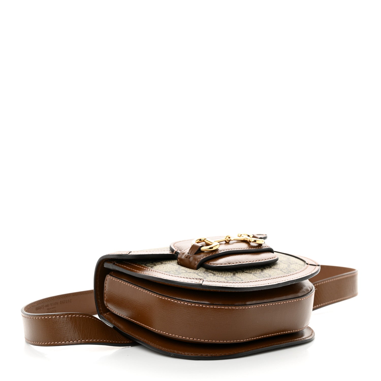 Gucci GG Supreme Monogram Horsebit 1955 Belt Bag Beige Brown Sugar 4 of 12