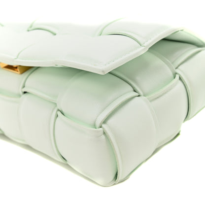 Bottega Veneta Nappa Maxi Intreccio Small Padded Cassette Crossbody Bag Glacier 9 of 9