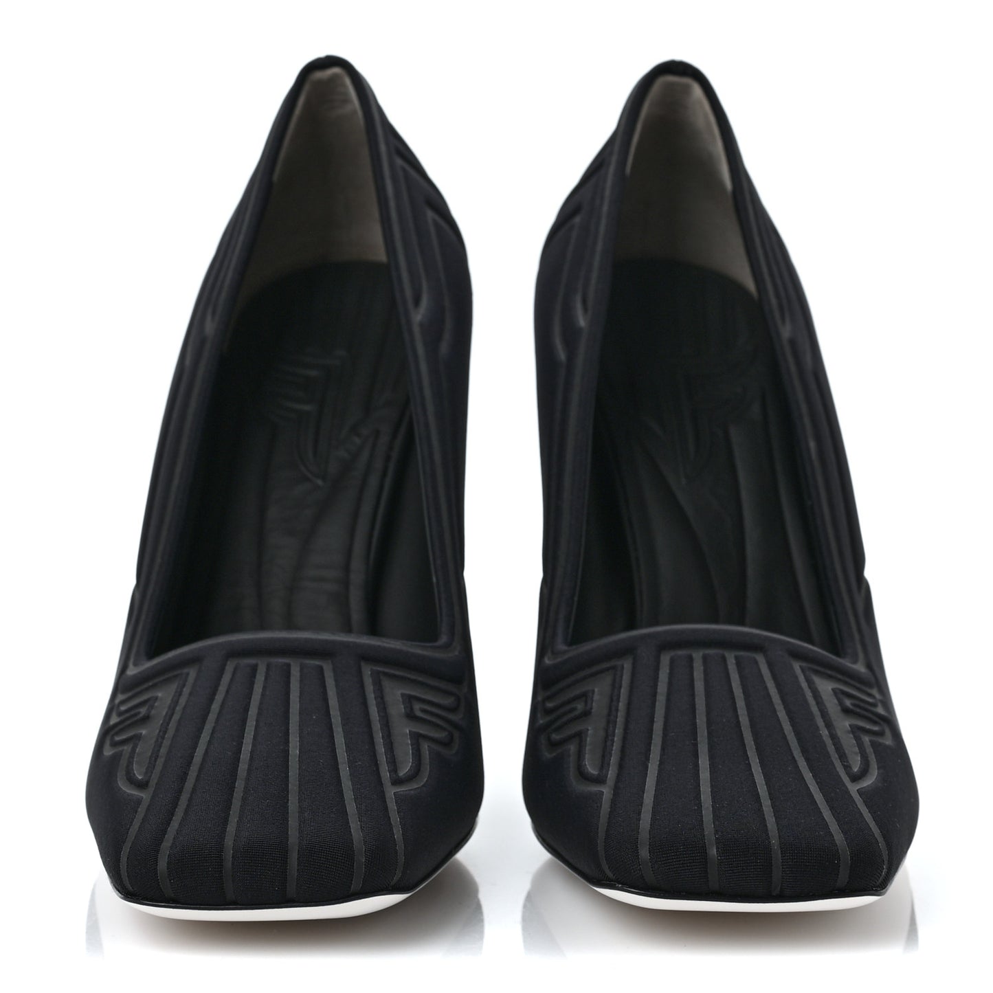 Lycra Film FF FFreedom Decollete Pumps 38.5 Black White