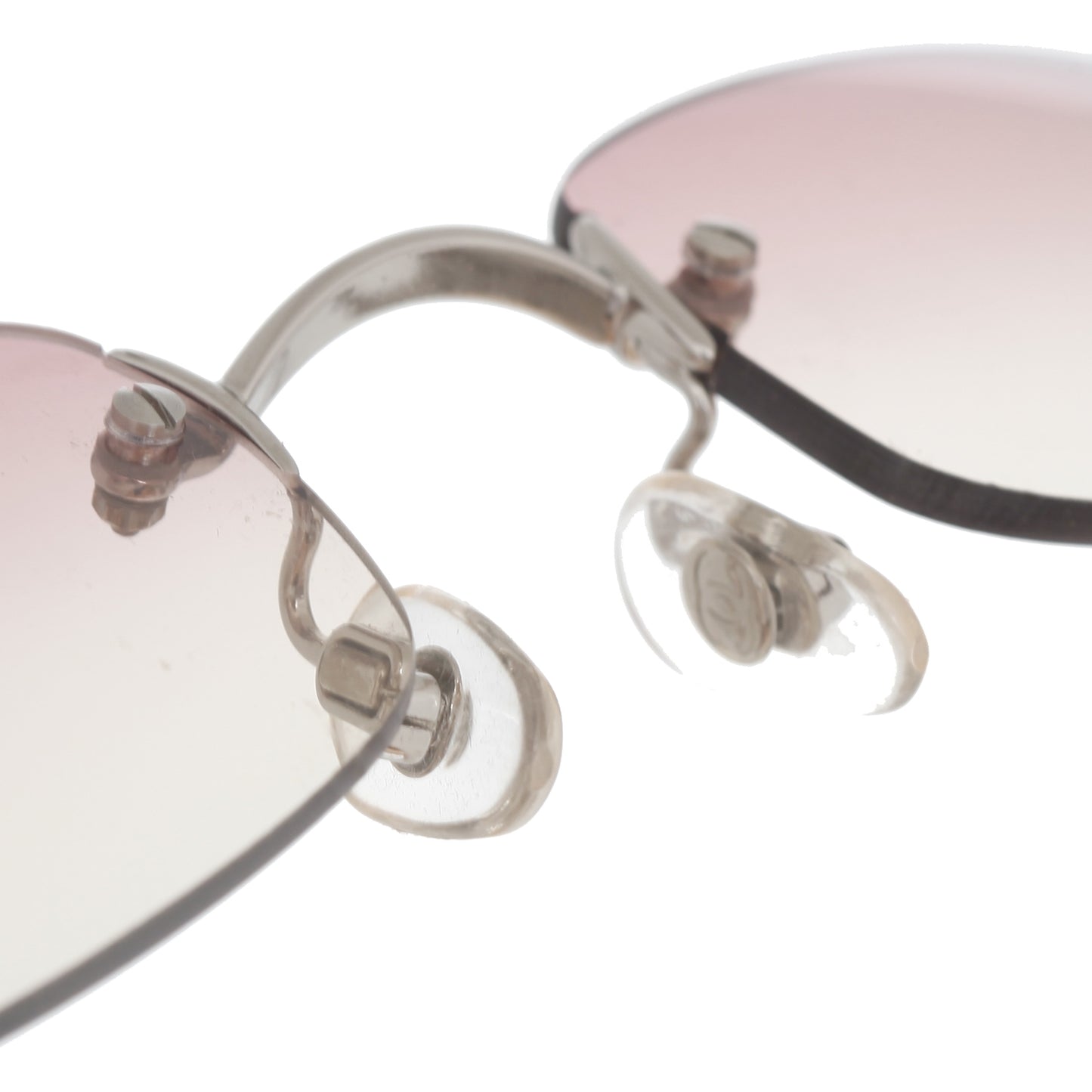 Frameless CC Logo Sunglasses 4002 Pink