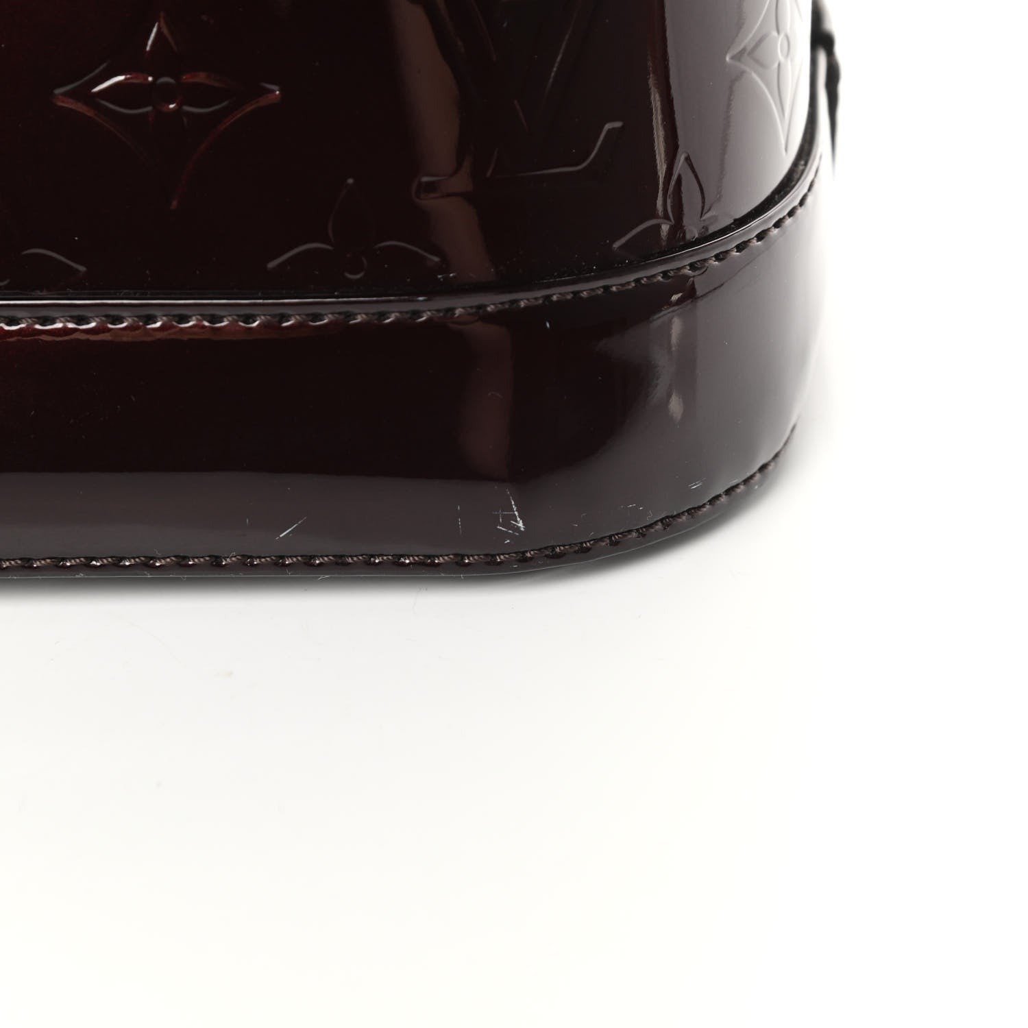 Louis Vuitton Vernis Alma GM Amarante 13 of 13