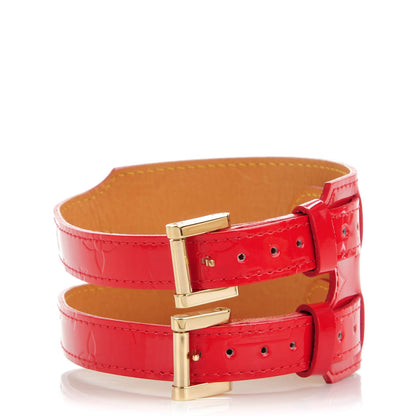 Louis Vuitton Vernis Charlton Cuff Rouge 1 of 6