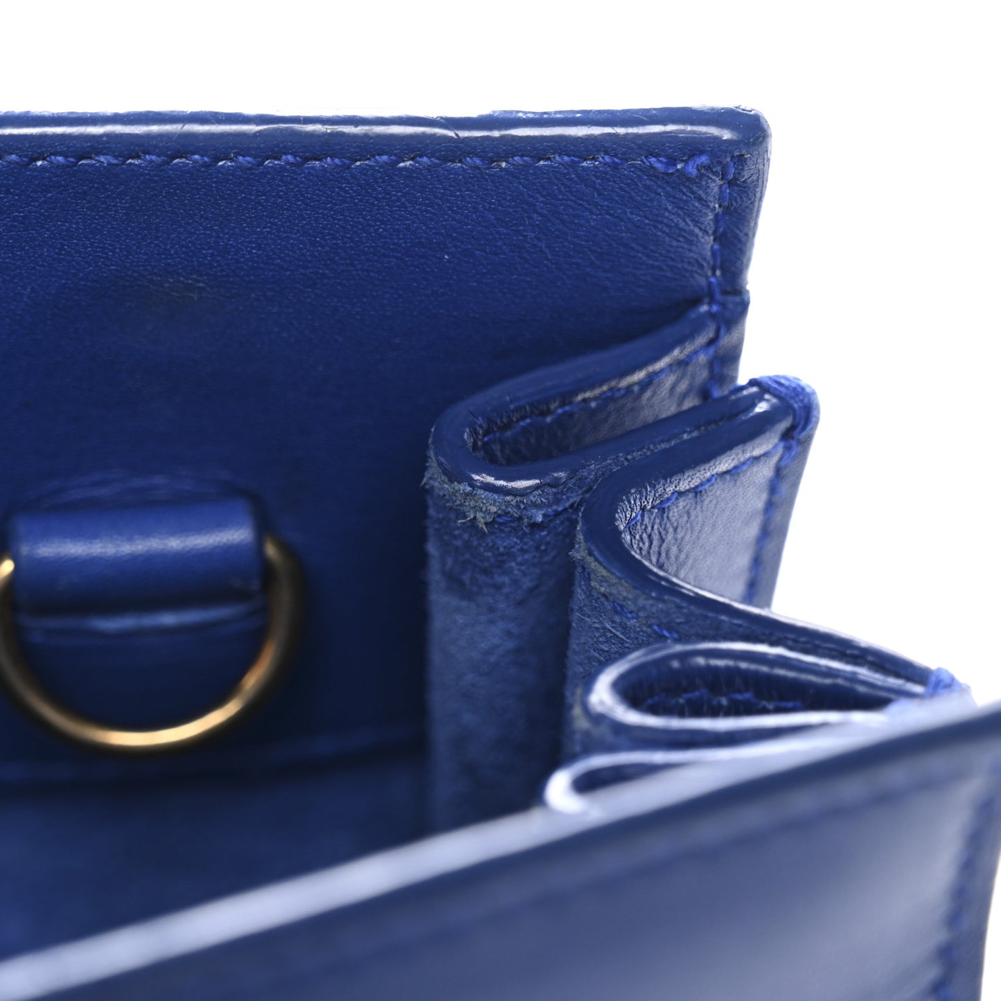 Calfskin Nano Sac De Jour Royal Blue