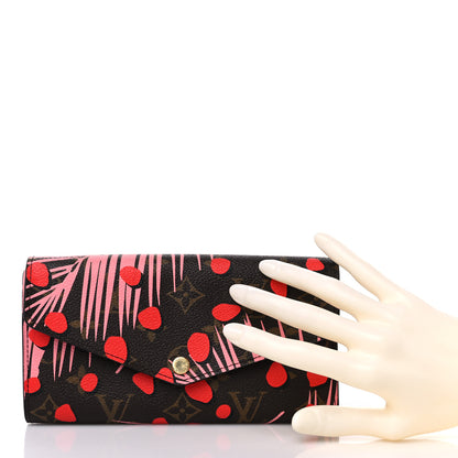 Louis Vuitton Monogram Jungle Dots Sarah Wallet Sugar Pink Poppy 2 of 8