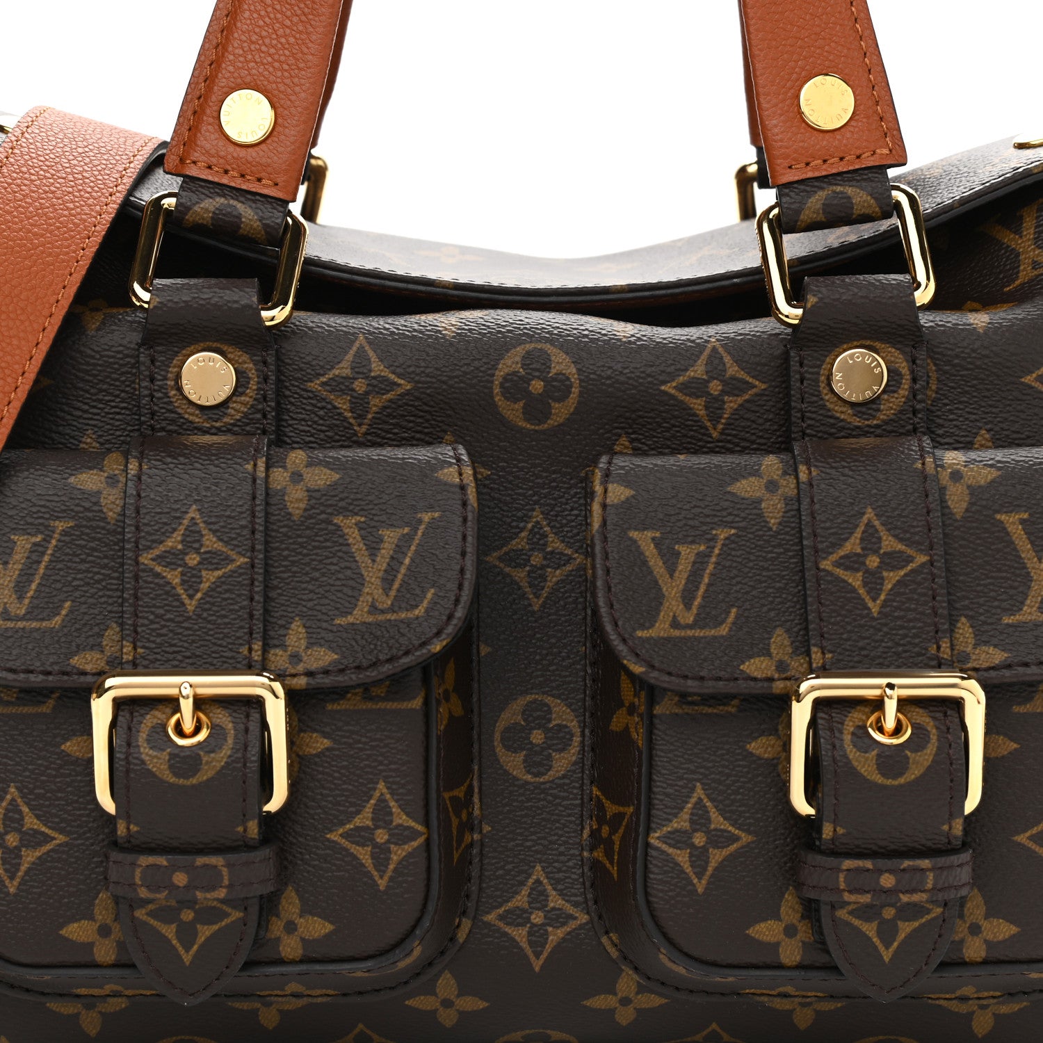 Louis Vuitton Monogram Manhattan NM Caramel 8 of 10