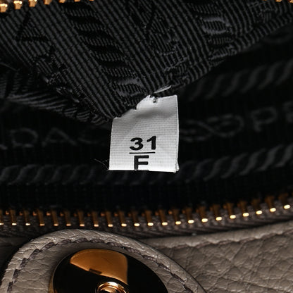 Prada Vitello Daino Hobo Messenger Bag Argilla 8 of 13