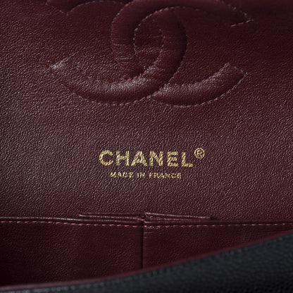 Chanel Caviar Quilted Medium Double Flap Black 8 of 11