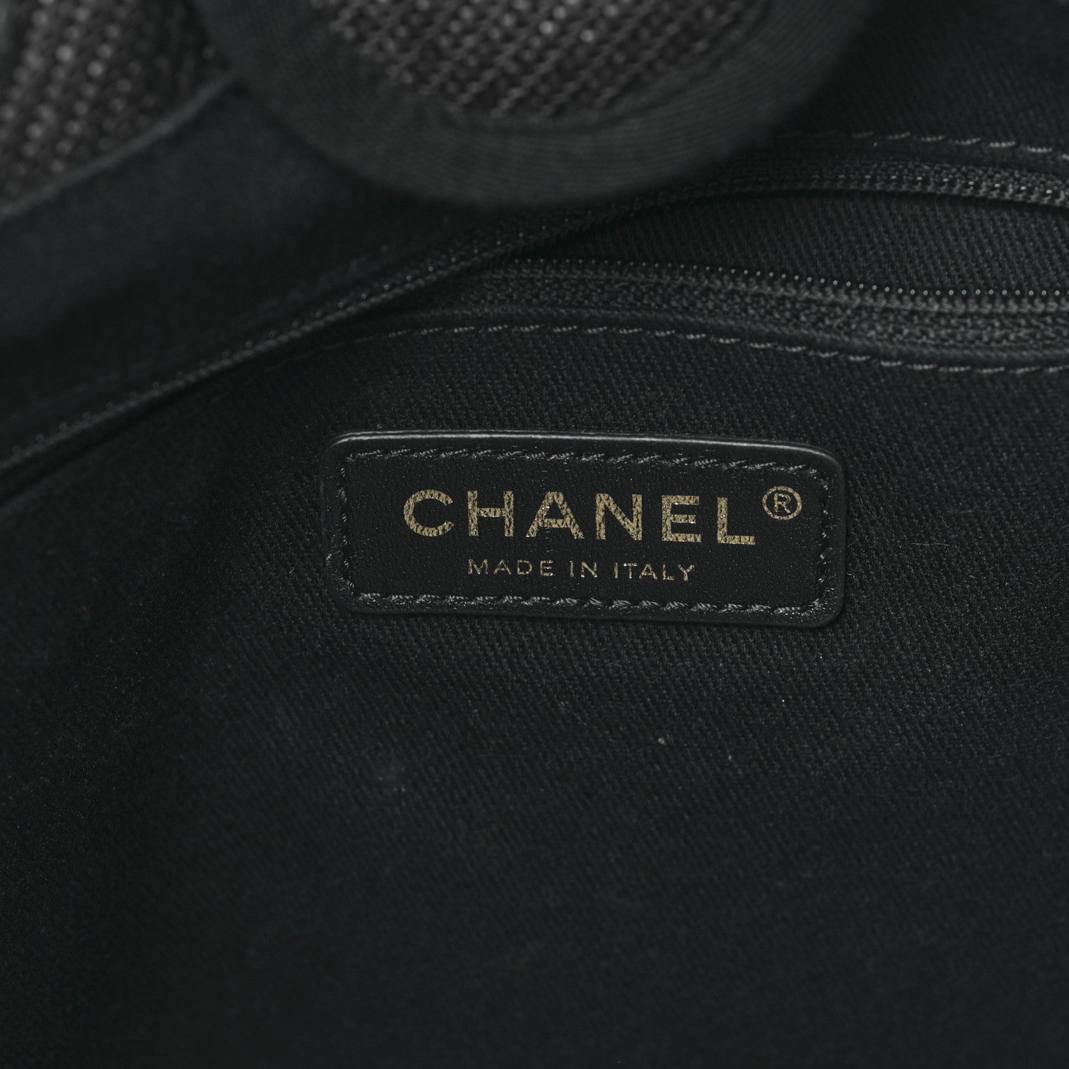 Chanel Mixed Fibers Calfskin Small Deauville Tote Black 6 of 10