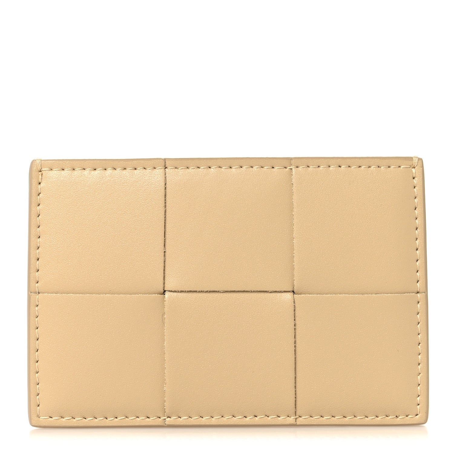 Bottega Veneta Nappa Intreccio Cassette Credit Card Holder Porridge 1 of 7