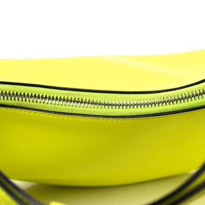 Fendi Vitello Grace Matte Small Fendigraphy Hobo Bag Neon Yellow 11 of 11