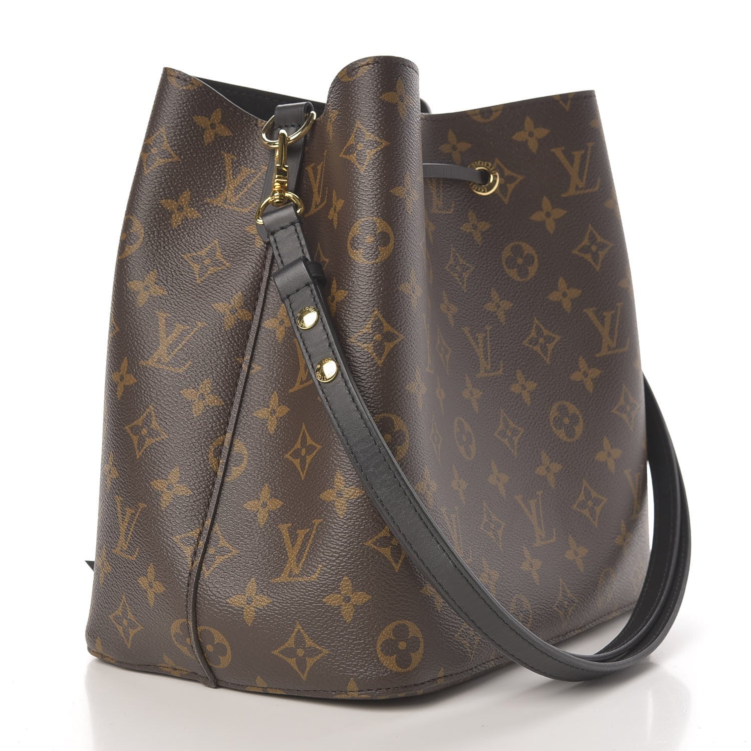 Louis Vuitton Monogram Neonoe MM Black 3 of 9