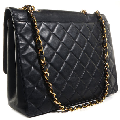Chanel Lambskin XL Jumbo CC Flap Black 3 of 9