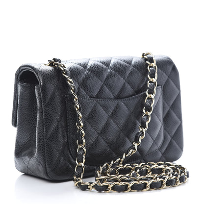 Chanel Caviar Quilted Mini Rectangular Flap Black 3 of 10