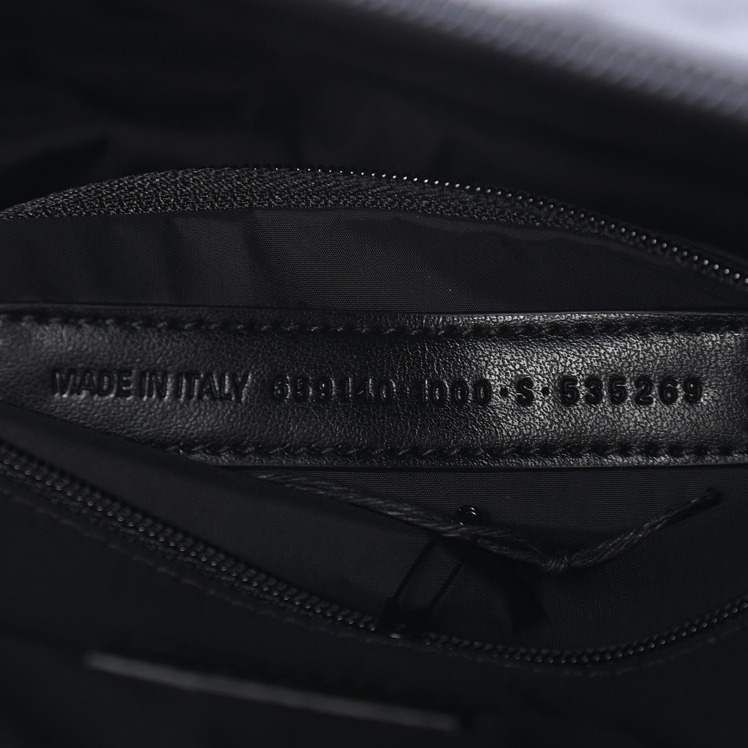 Balenciaga Recycled Nylon NASA X Space Sling Bag Black 6 of 8