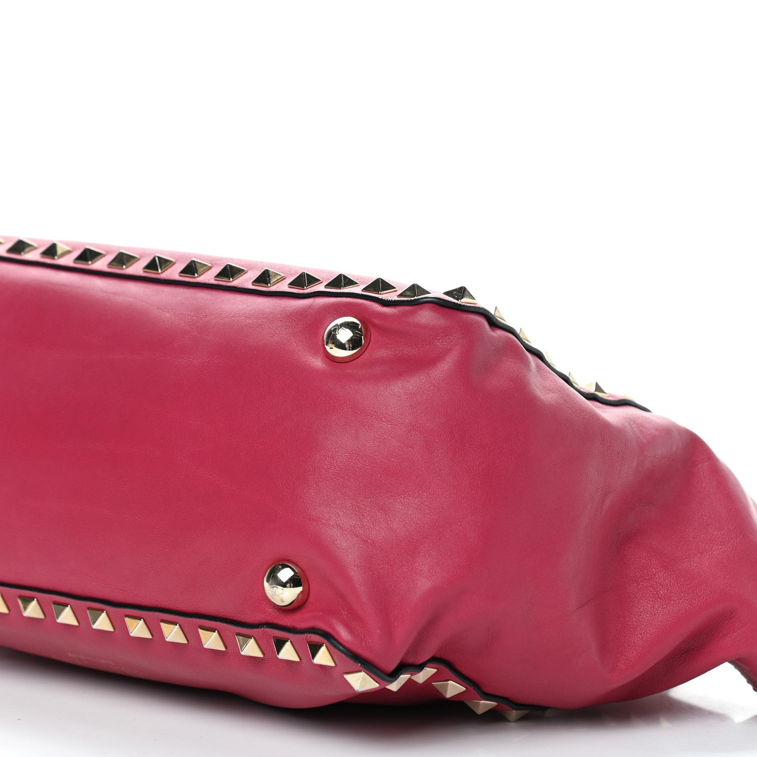 Valentino Garavani Vitello Small Rockstud Tote Cyclamin 10 of 11