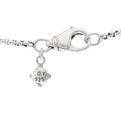 David Yurman Sterling Silver 1.7mm Baby Box Chain Necklace 18" 4 of 4