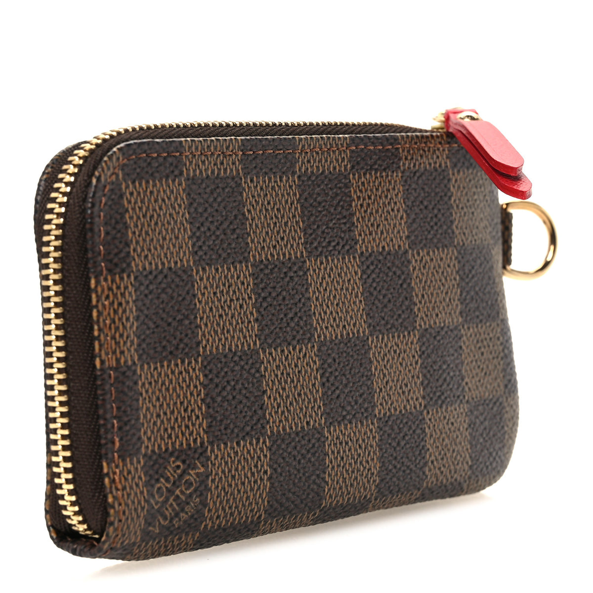Damier Ebene Complice Trunks and Bags Wallet Red
